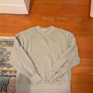 Women’s “Mavi” Crewneck Sweatshirt in Light Sage XL